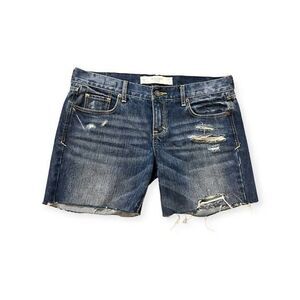 Abercrombie & Fitch Emma Denim Shoes Distressed Cutoff Women’s 4R 27W